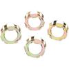 Replacement Trailer Spindle Nut Retainer, Metal Secure Fixation Wheel Spindle Nut Retainer, 4Pcs for EZ Lube Jam Nut 2 8K Dexter Axle, 6 191 6 190,
