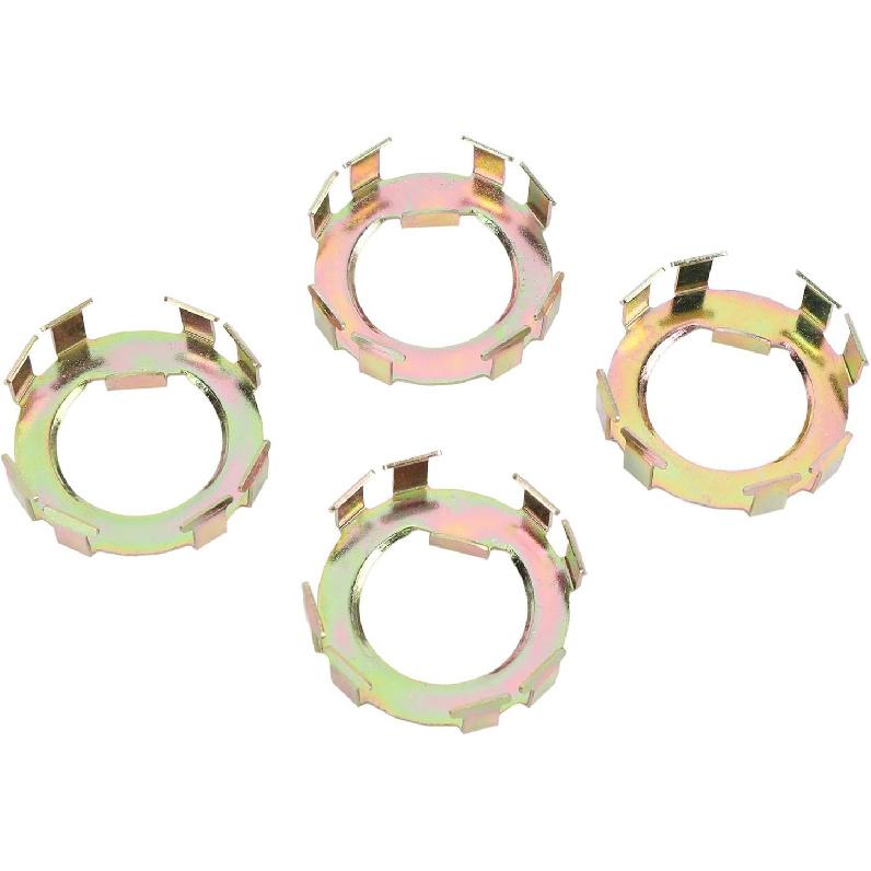 Replacement Trailer Spindle Nut Retainer, Metal Secure Fixation Wheel Spindle Nut Retainer, 4Pcs for EZ Lube Jam Nut 2 8K Dexter Axle, 6 191 6 190,