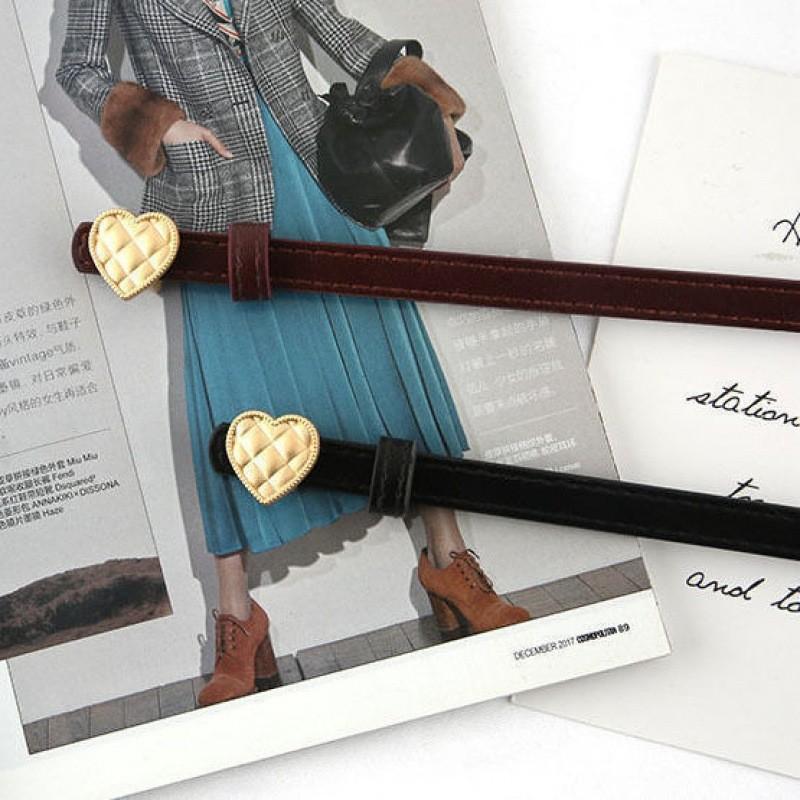 Stylish Heart Shape Waist Cincher Decorative Belt For Coats And Sweaters Fall 2023