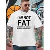 Men'S Printed T-Shirts Featuring Humorous Designs That Are Both Self-Deprecating And Boastful, Suitable for Outdoor Sports And Casual Wear