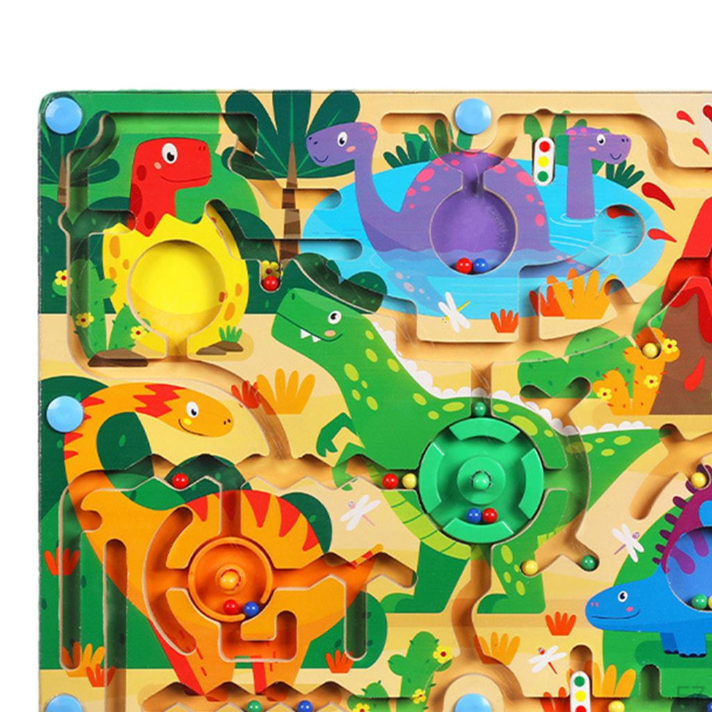for Children Ages 4 to 6 Wooden Maze Kids Educational Crafts Toys