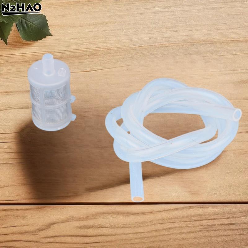 1 Juego de Barril de Cerveza Flotante Tubo de Inmersión de Líquido Compatible con Ball Lock y Pin Lock Flotador de Bola de Acero Inoxidable Tubo de Silicona/Filtro Único