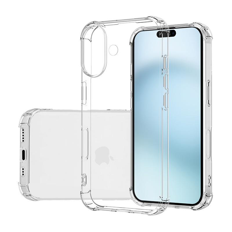 Shockproof Silicone Soft Case For iPhone 17 Pro Max iPhone17 Air Ultra Thin Clear Back Cover For iPhone17ProMax 17Pro 17Air Slim