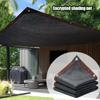 Atmungsaktives Outdoor-Sonnensegel Hohe Dichte Sonnenschutzstoff Mehrere Größen UV-Schutz-Sonnensegel Balkon