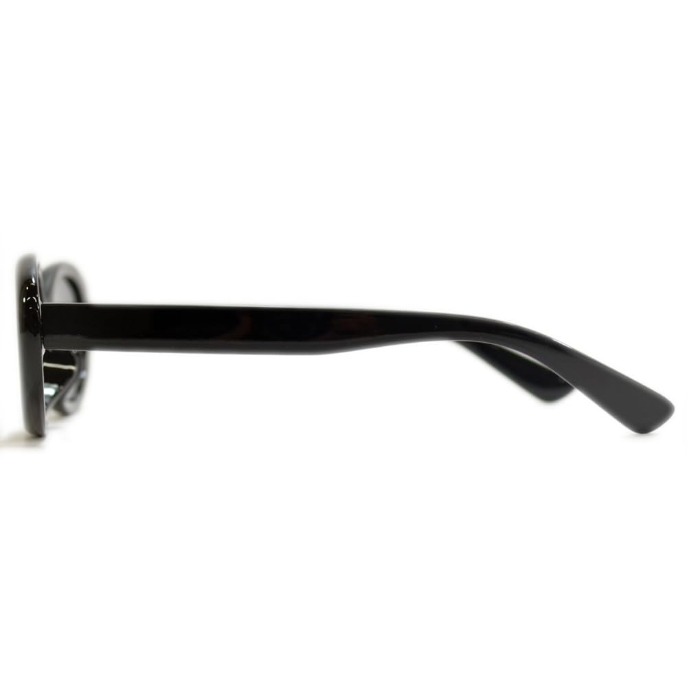 Sunglasses for Men and UV Fashion Oval Kurt Ratata [MERRY PLEASURE] Women, Protection, Glasses, Shape, Cobain, Nirvana, Sunglasses, CLEAR.GRAY×SMOKE