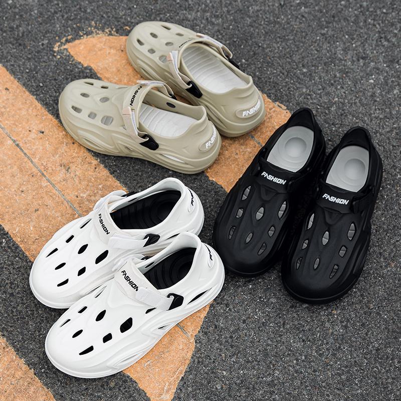 Fashion Men's Outdoor Slippers Sandals Beach Comfortable Slides Soft Clogs Men Casual Garden Shoes NEW Men Women Beach Sandals Slippers