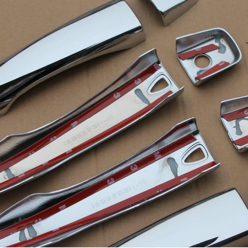 FUNDUOO For Renault Koleos 2017 2018   High Quality Chrome Door Handle Cover Pad Sticker Molding Styling Overlay