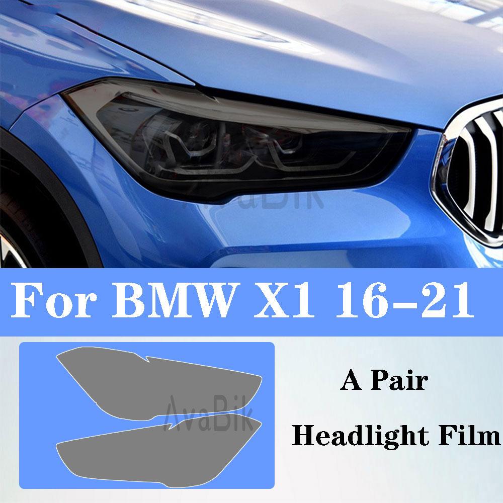 for BMW X1X2X3X4X5X6X7 Pre-cutting Headlight protective film Car Styling blackened Transparent Sticker Accessories anti-scratch blackened