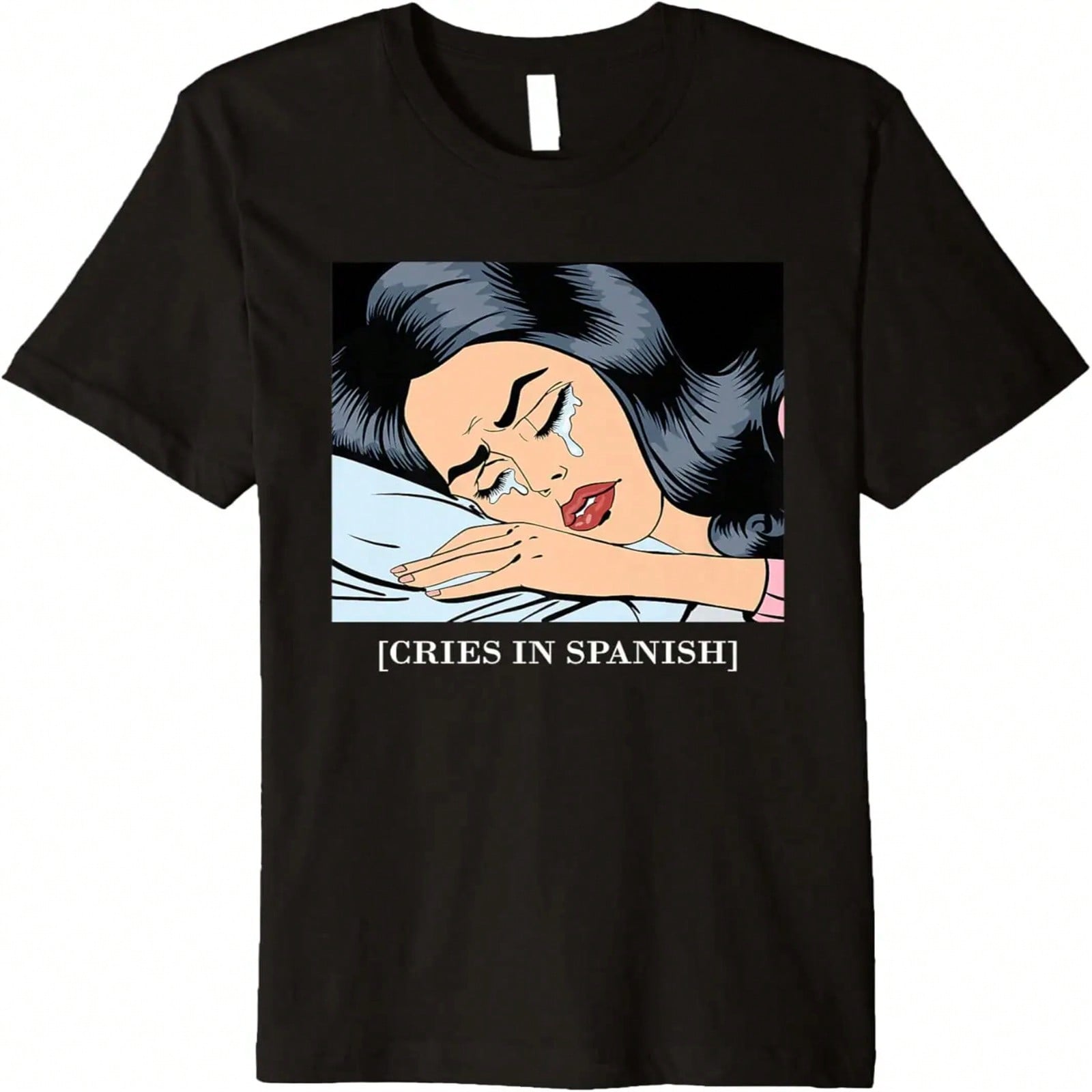 Cries In Spanish Spanish Latina Retro Premium T-Shirt S