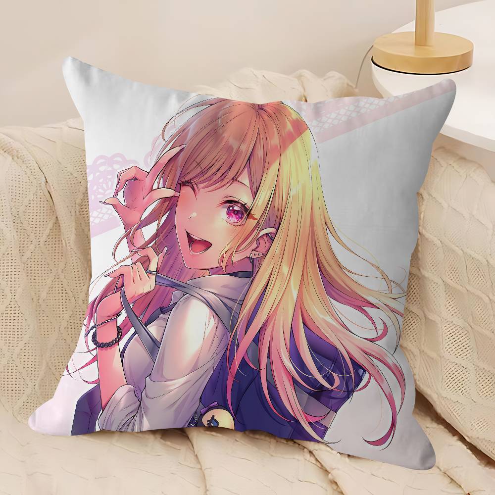 

Милый K-Kitagawa Персонализированный Наволочка-Пыльник для Подушки Спальня Детская Вечеринка Украшение Наволочка День Рождения Детский Подарок 12x12Inch