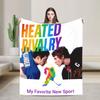 Shane Hollander & Ilya Rozanov Blanket Heated Rivalry Wool Vintage Warm Throw Blankets for Home Spring/Autumn