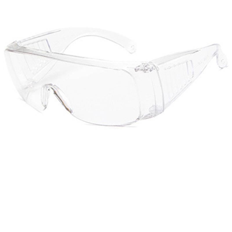 Cool anti-splash and dustproof glasses, transparent large-frame trendy personalized glasses for men and women, stylish protective goggles and