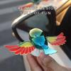 non-toxic Car Ornaments Cute Realistic Flying Bird Eco-friendly Helmet Accessories Creative Personalized Electric Vehicle Decoration