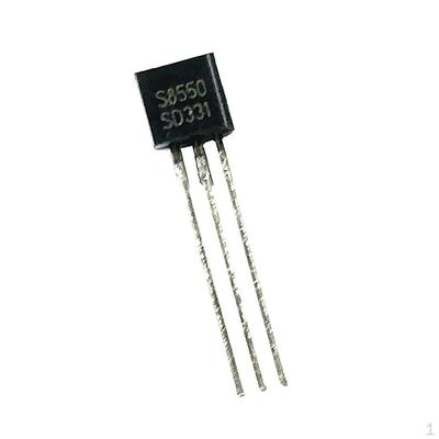 100pcs Transistor Amplifier Silicon Triode for Adapter Black