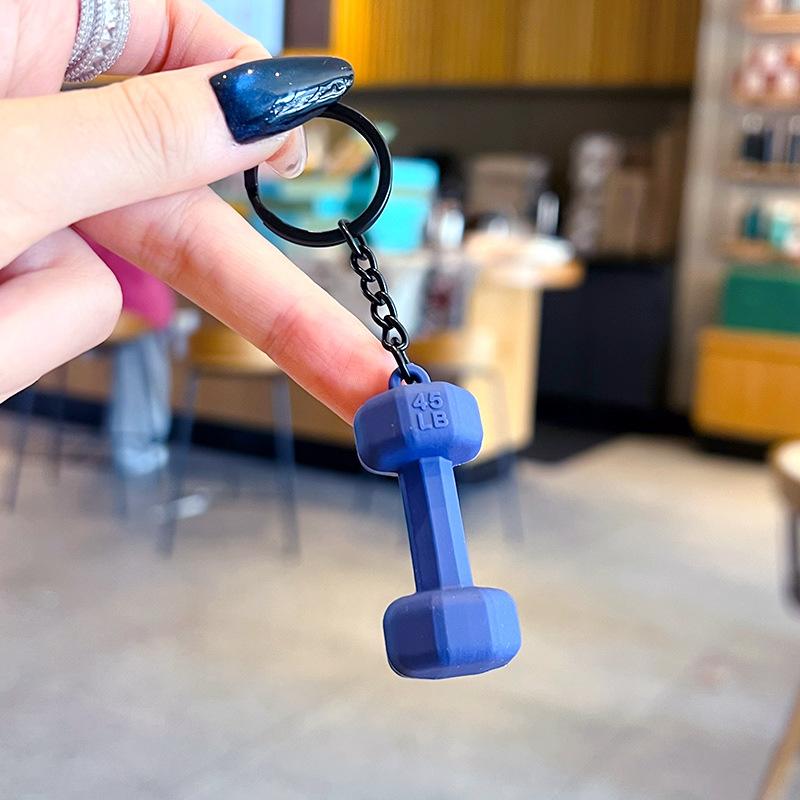 Portachiavi Manubrio Portachiavi Manubrio in Silicone Regali per Palestra Per Amanti della Palestra Regalo per Personal Trainer Ciondolo per Zaino Chiave Auto