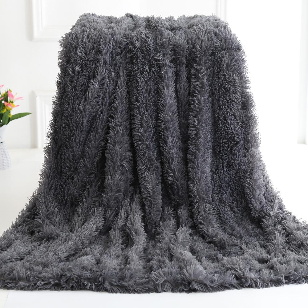 All Seasons Bedroom Warm Blanket Solid Color Blanket Studio Shooting Supplies Air Conditioner Blanket