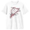 Harajuku T-Shirt Summer Nürburgring Nordschleife Germany Track Map Photographic Trendy Cool T Shirts Cotton Tee Shirt for Men