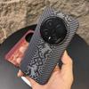 Kevlar Carbon Fiber Texture Plastic Phone Case For Huawei Honor Magic 8 7 6 Pro Shockproof Slim Frameless Cooling Cover