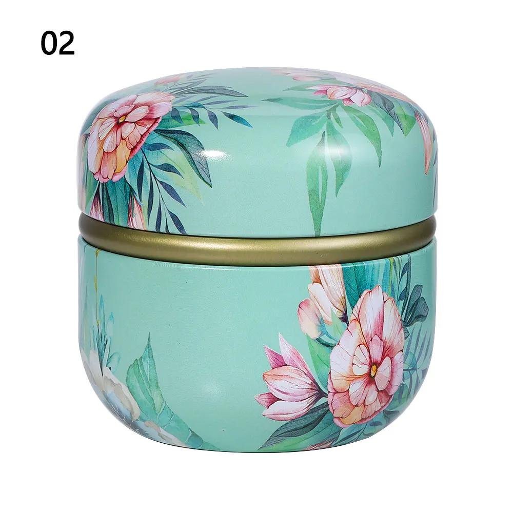 Portable Mini Tea Can Herb Stash Jar Powder Container Seal Smell Proof Cosmetic Bottles Reusable Spice Organizer Storage Pot