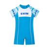 Jungen Badeanzug Einteiler mit Cartoon-Print für Herbst/Winter Schwimmen & Heiße Quellen