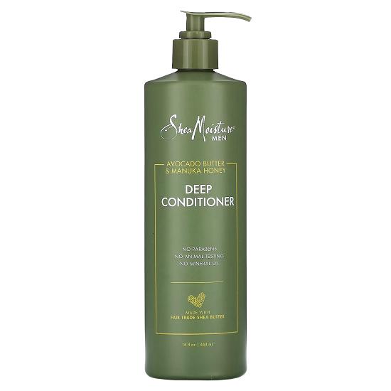 Men, Deep Conditioner, Avocado Butter & Manuka Honey, 15 Fl Oz (444 Ml)