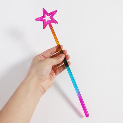 1Pc Children Fairy Stick: Plastic Star Shape Costume Prop for Cosplay Themed Party Festival Supplies