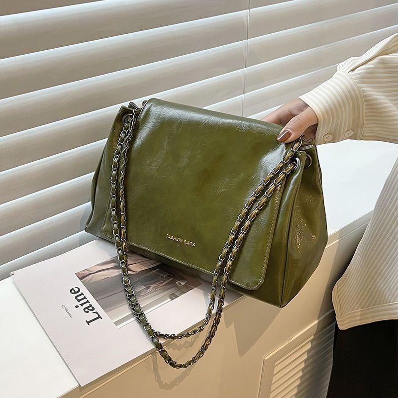 Casual Retro Niche Design Bag, Popular Hundred Chain Crossbody Bag Shoulder Bag, New Women's Bag