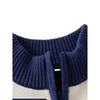 Striped Spring and Autumn Boys' Bear Cardigan Stand Collar Sweater