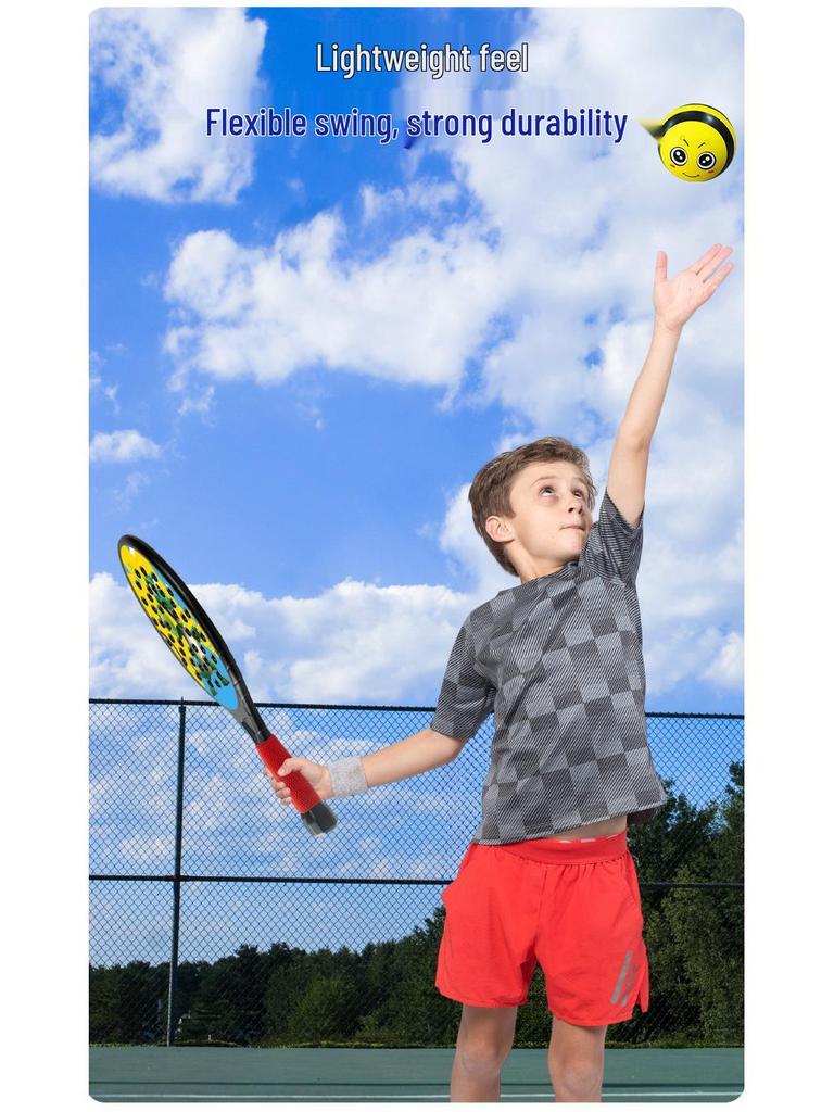 Diversão Infantil ao Ar Livre Praia e Gramado Conjunto de Raquetes Pais-Filhos Em Estoque