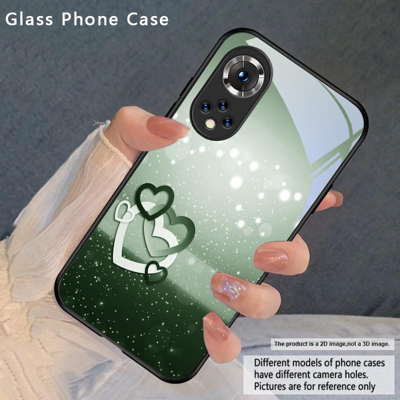 Warm and romantic love For Honor Magic 4 5 6 Pro 7 X6 X9c X9 X6b X8 X9b X5b X8b 30 Pro+ 50 Pro 70 90 200 Lite Glass Phone Case