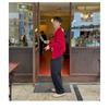 Men Loose Straight Double Pleated Casual Workwear Suit Long Trousers