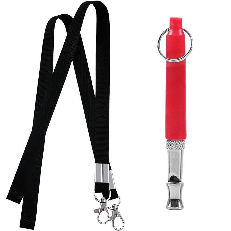 Adjustable Stainless Steel Ultrasonic Dog Training Whistle with Lanyard