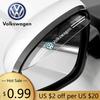 För VOLKSWAGEN VW 2ST PVC Bil Sidobackspegelskydd Regnskydd Visir Tillbehör För Volkswagen Golf Touareg Beetle Jetta Passat Po
