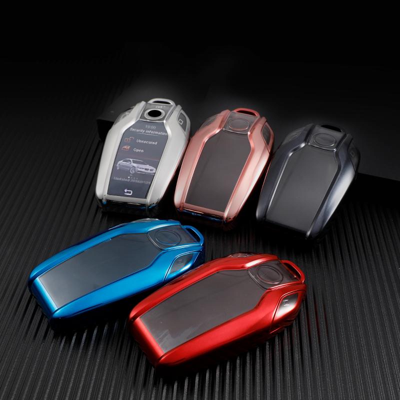 Soft TPU Car Key Case Cover Key Bag for BMW 5 7 Series G11 G12 G30 G31 G32 I8 I12 I15 G01 X3 G02 X4 G05 X5 G07 X7 Accessories