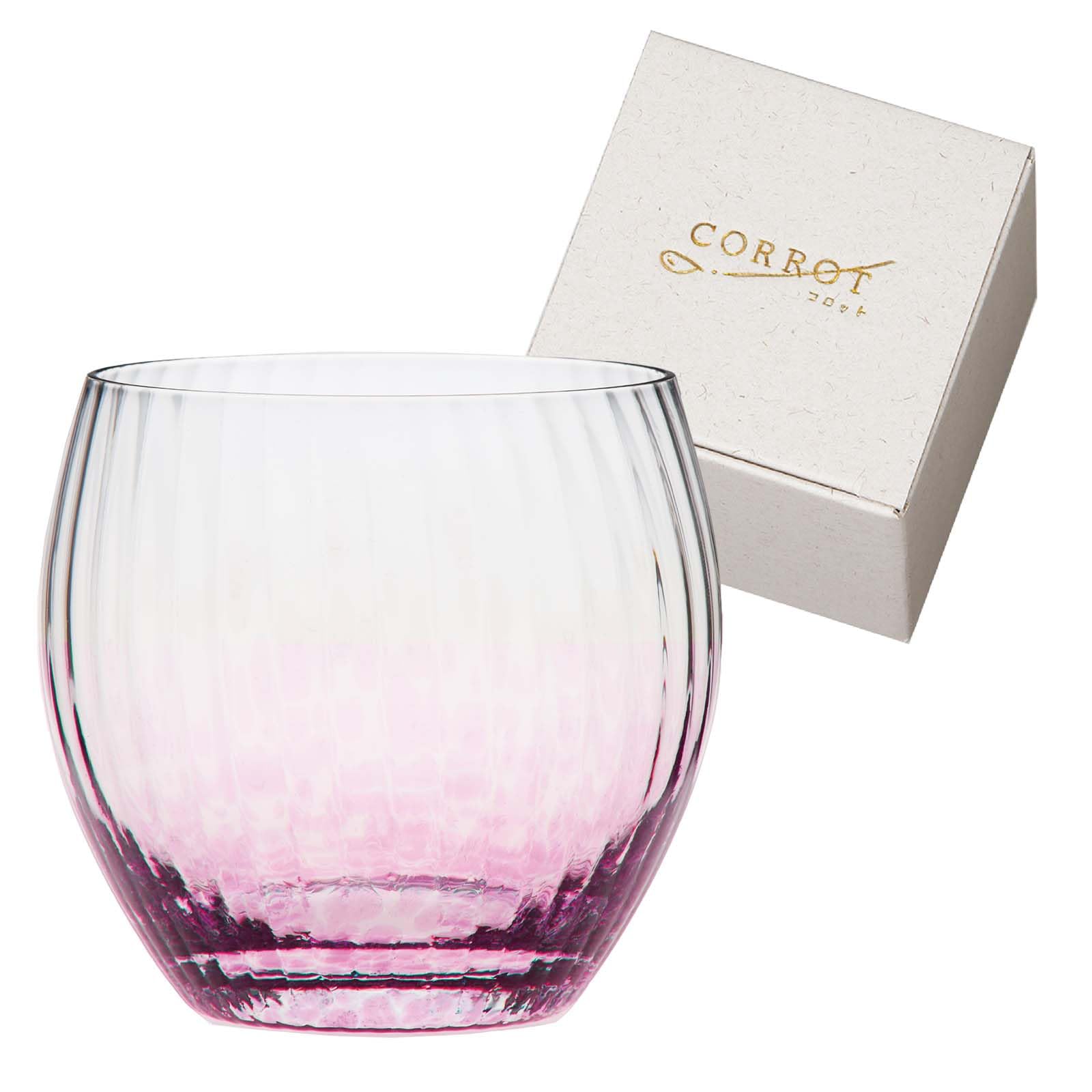 Toyo Sasaki Glass CORROT 10090 in Handmade (Pink) [Made Japan, Glass, 310ml] розовый
