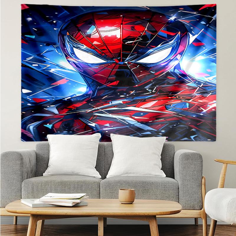 Spider-man: Digital Art Tapestry, Unique Design Tapestry, Suitable for Bedroom,Livingroom, Playroom,Heartwarming Fan Holiday Gifts