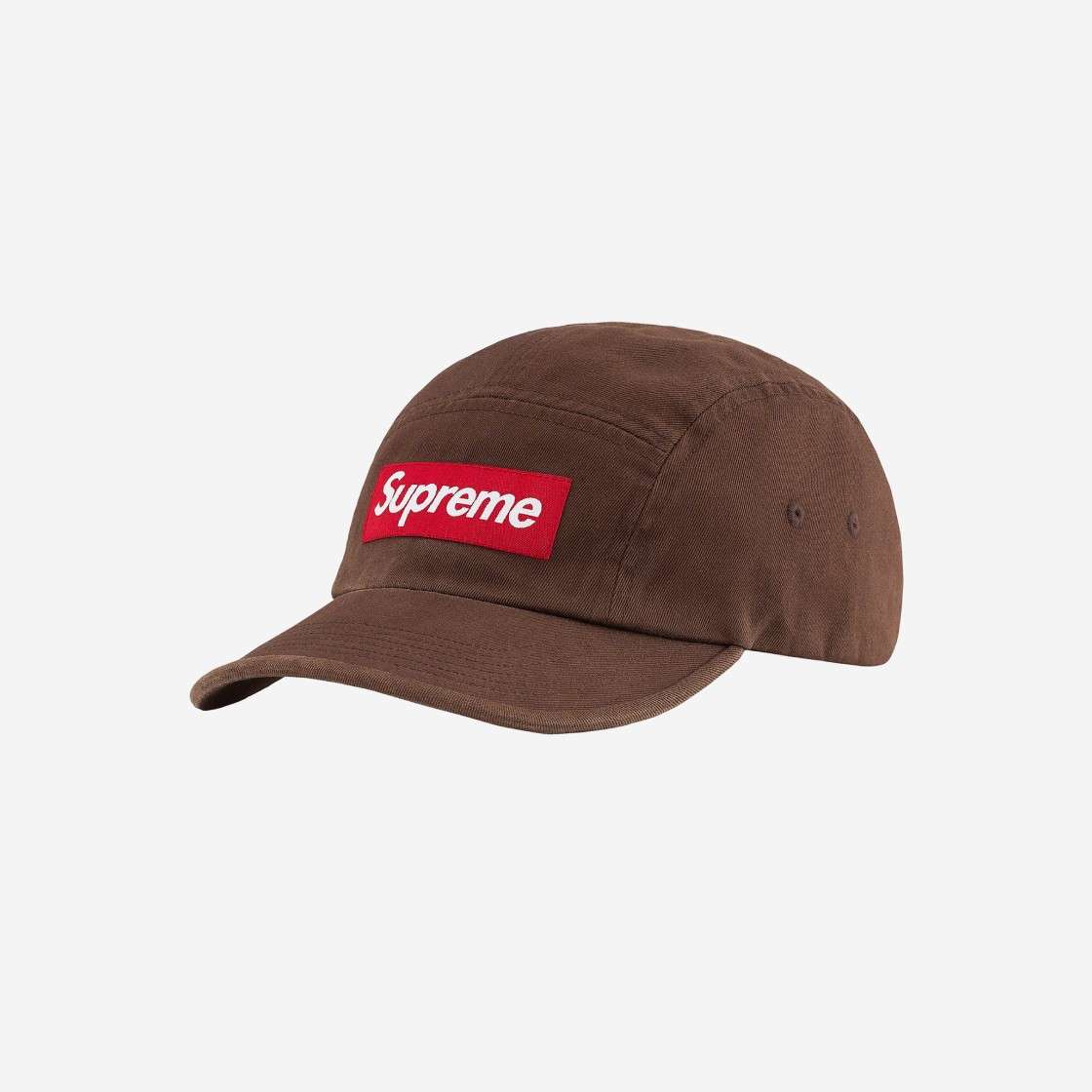 

Кепка Supreme из саржевого чиноса, коричневая 21FW -