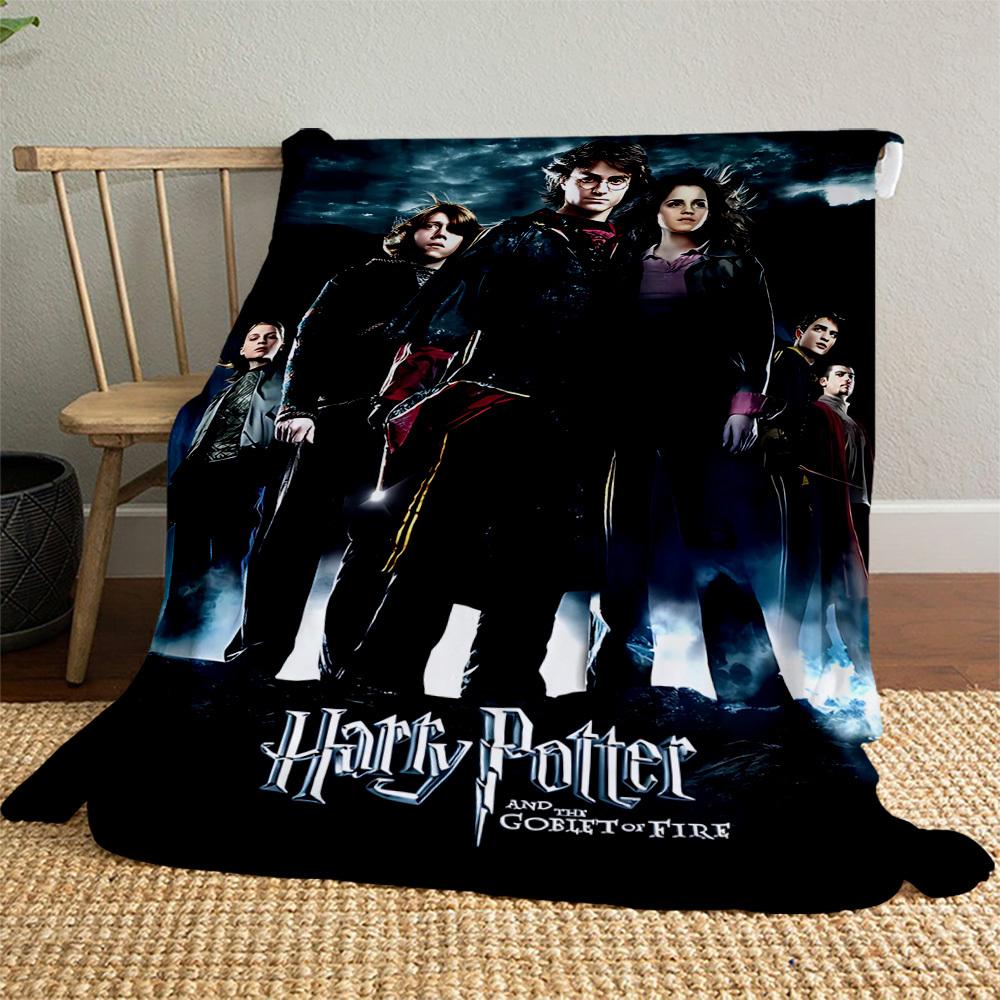 1ks Harry Potter Kalich Oheň Venkovní Flanelovádeka Na Všechny Roční Období Měkké Teplo,Domácí Dekorace 1031223