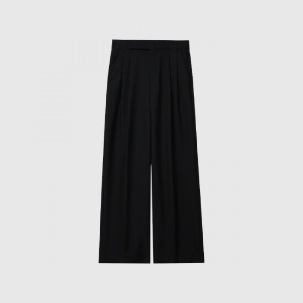 Lor Seoul Simple Pintuck Wide Pants Pvpt260401