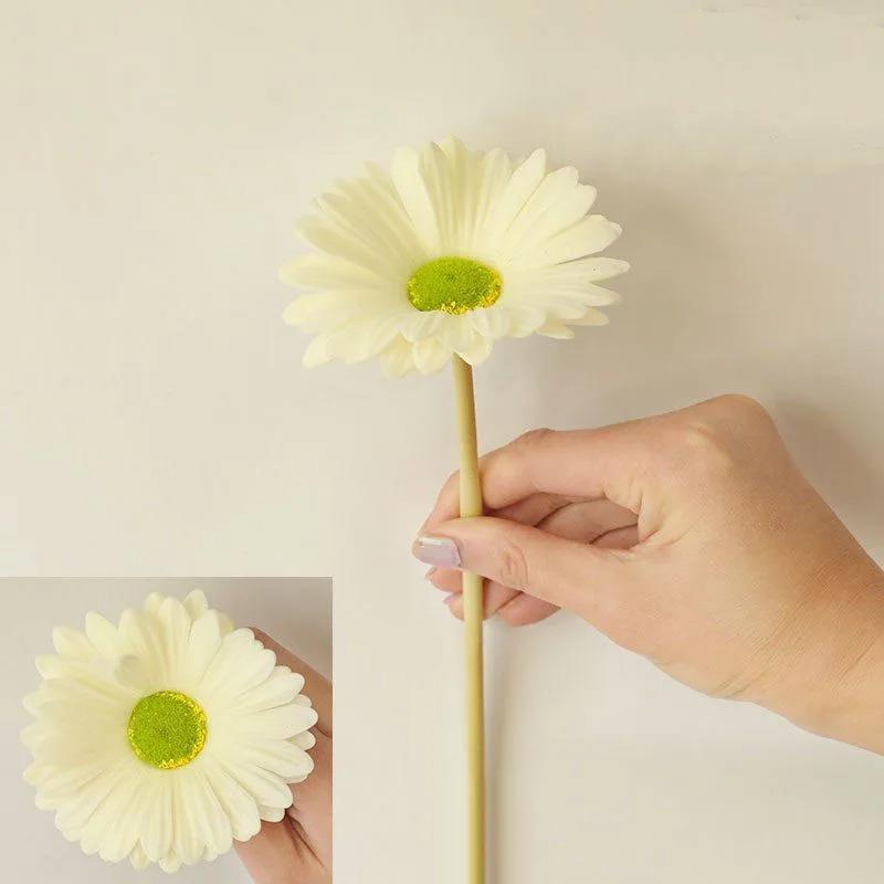 

1/3pcs Daisy Flower Artificial Flowers Bouquet for Indoor Room Home Vase Decor Fake Flowers Garden Wedding Decoration Outdoor 1PCS белый