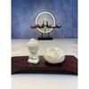 Heat-resistant Q Version Lotus Tathagata Carved Statue Cute Car Dashboard Ornament for Home Desktop Decor Gift