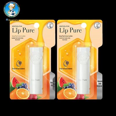 Mentholatum Honey Botanical Orange Lip Balm Twin Pack