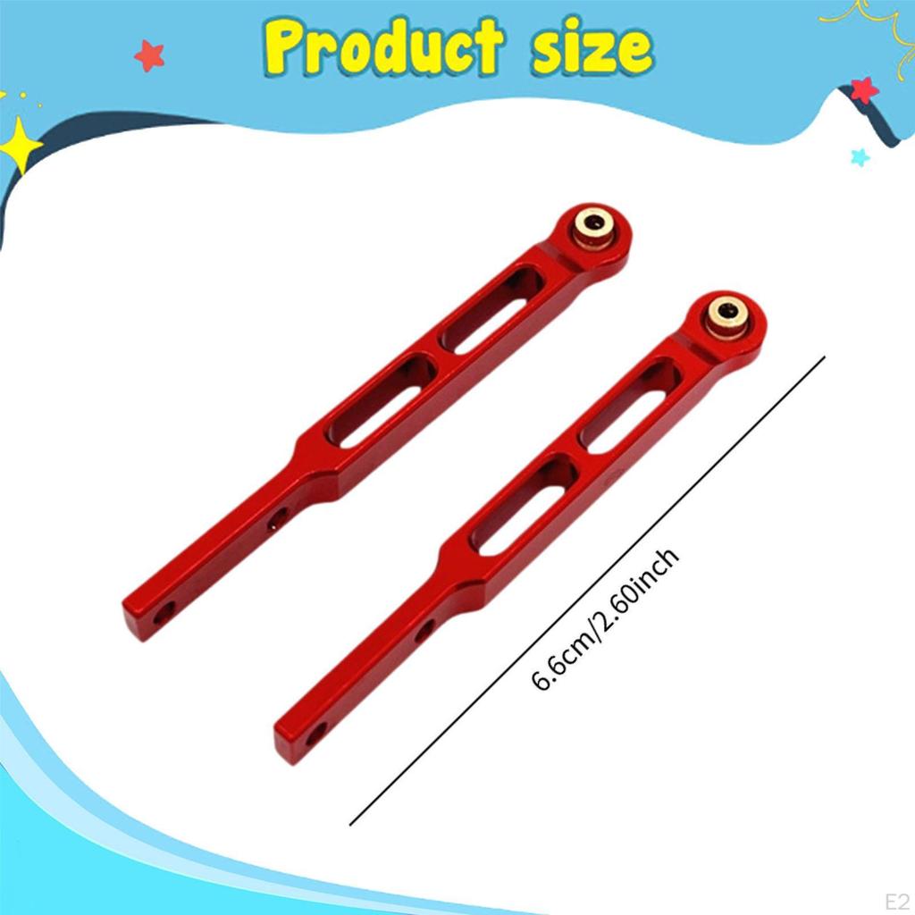 1/12 RC Car Axle Pull Rod Set of to Install Accessories Sturdy Metal Repair Parts Rear