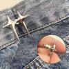 Detachable Fashion Shaped Jean Button Clasps Waist Extender Pin Jean Button, No Sewing Required, Fit Instant Jean Button