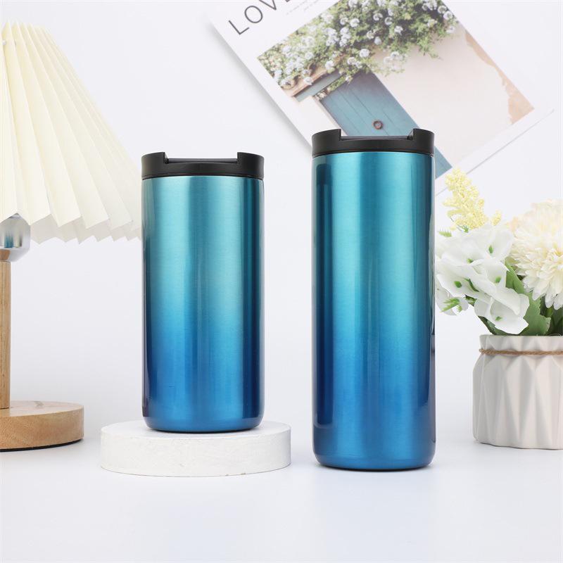 Personalized Gradient 304 Stainless Steel Insulated Coffee Cup