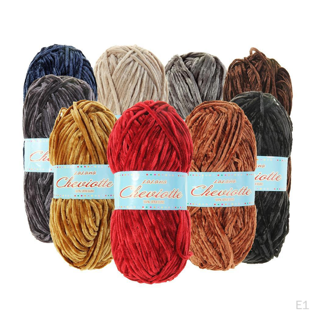 Chenille Garn Stricken Häkeln Für Schal Socken Mützen Pullover