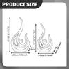 2 Pieces Abstract Art Statue Artwork Fine Workmanship Home Decoration Resin Figurine Modern