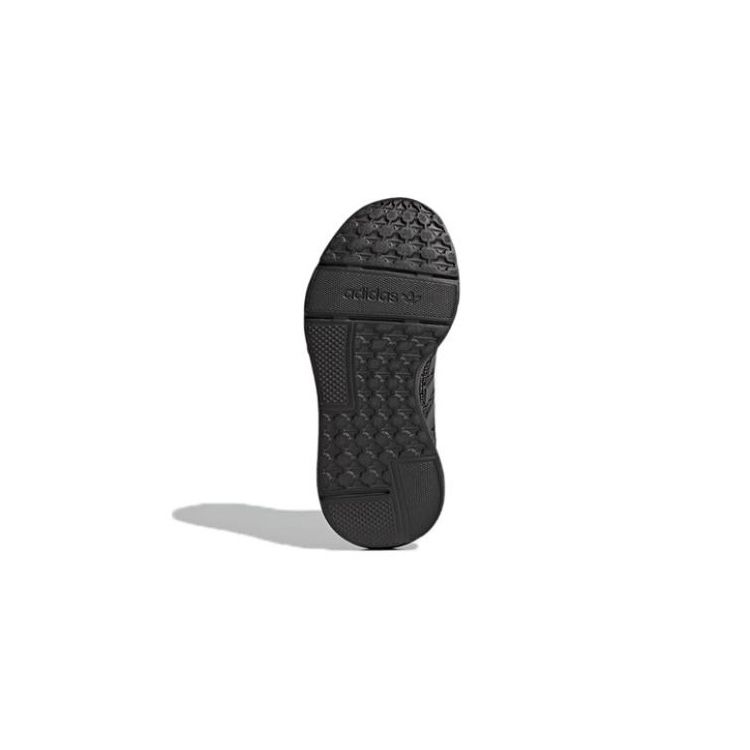 adidas Swift Run 22 Little Kid Black Grey Kids Sneakers Core-Black Grey-Five Cloud-White GY3008