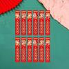 12pcs Chinese Style 2026 Horse Year Red Envelope Good Luck Lucky Draw Red Pockets  New Year