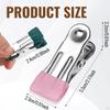 10 Pieces Stainless Steel Clothes Pins Laundry Pegs Practical Multifunctional Clothespins
